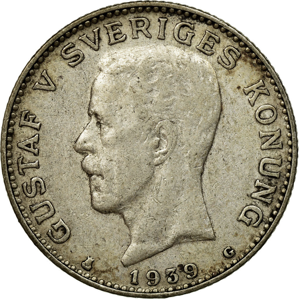Coin, Sweden, Gustaf VI, Krona, 1959, EF(40-45), Silver, KM:826