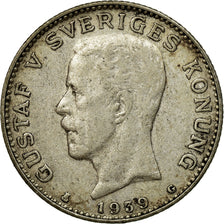 Coin, Sweden, Gustaf VI, Krona, 1959, EF(40-45), Silver, KM:826