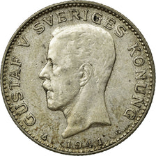 Coin, Sweden, Gustaf V, Krona, 1941, EF(40-45), Silver, KM:786.2