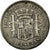 Coin, Spain, Provisional Government, 2 Pesetas, 1869, Madrid, EF(40-45), Silver