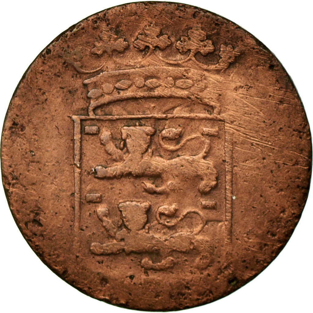 Coin, NETHERLANDS EAST INDIES, Duit, 1754, Utrecht, F(12-15), Copper, KM:131