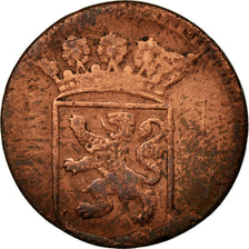 Coin, NETHERLANDS EAST INDIES, Duit, 1734, Dordrecht, VF(20-25), Copper, KM:70