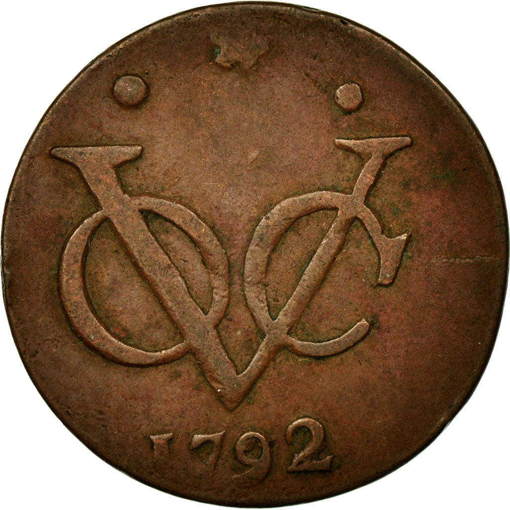 Monnaie, NETHERLANDS EAST INDIES, Duit, 1792, Utrecht, TB+, Cuivre, KM:131