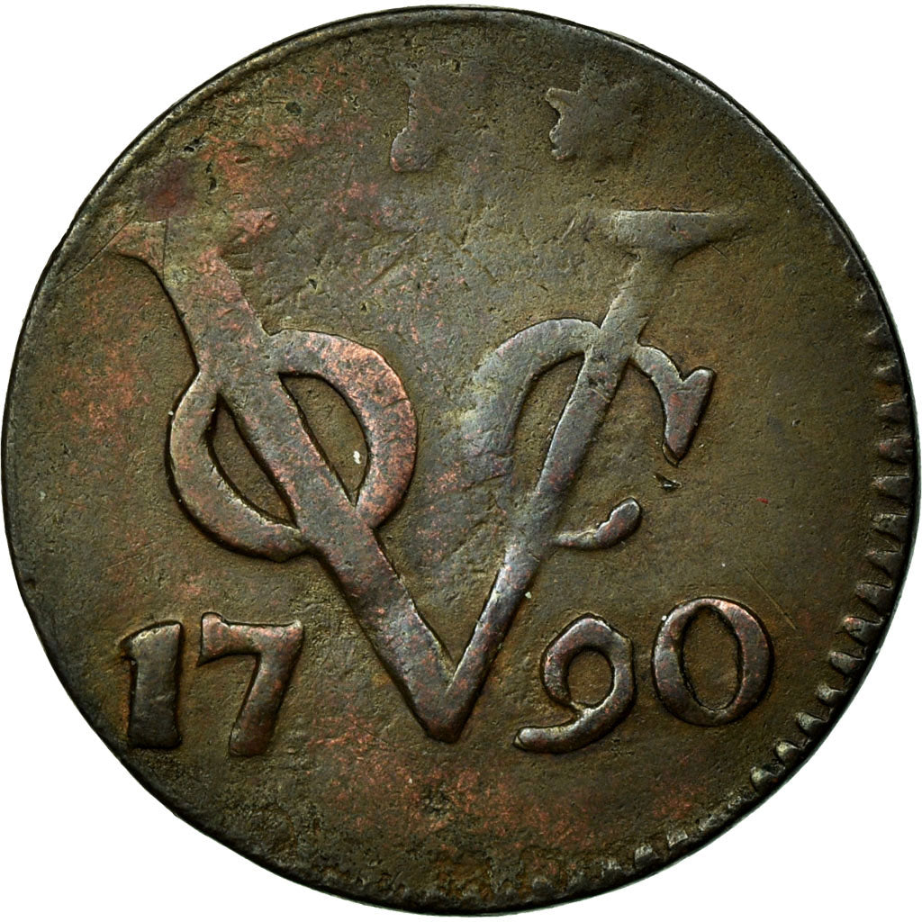 Coin, NETHERLANDS EAST INDIES, Duit, 1790, Utrecht, VF(20-25), Copper, KM:152.3
