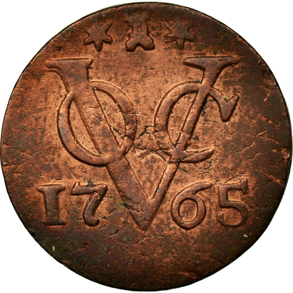 Monnaie, NETHERLANDS EAST INDIES, Duit, 1765, Utrecht, TB+, Cuivre, KM:152.3