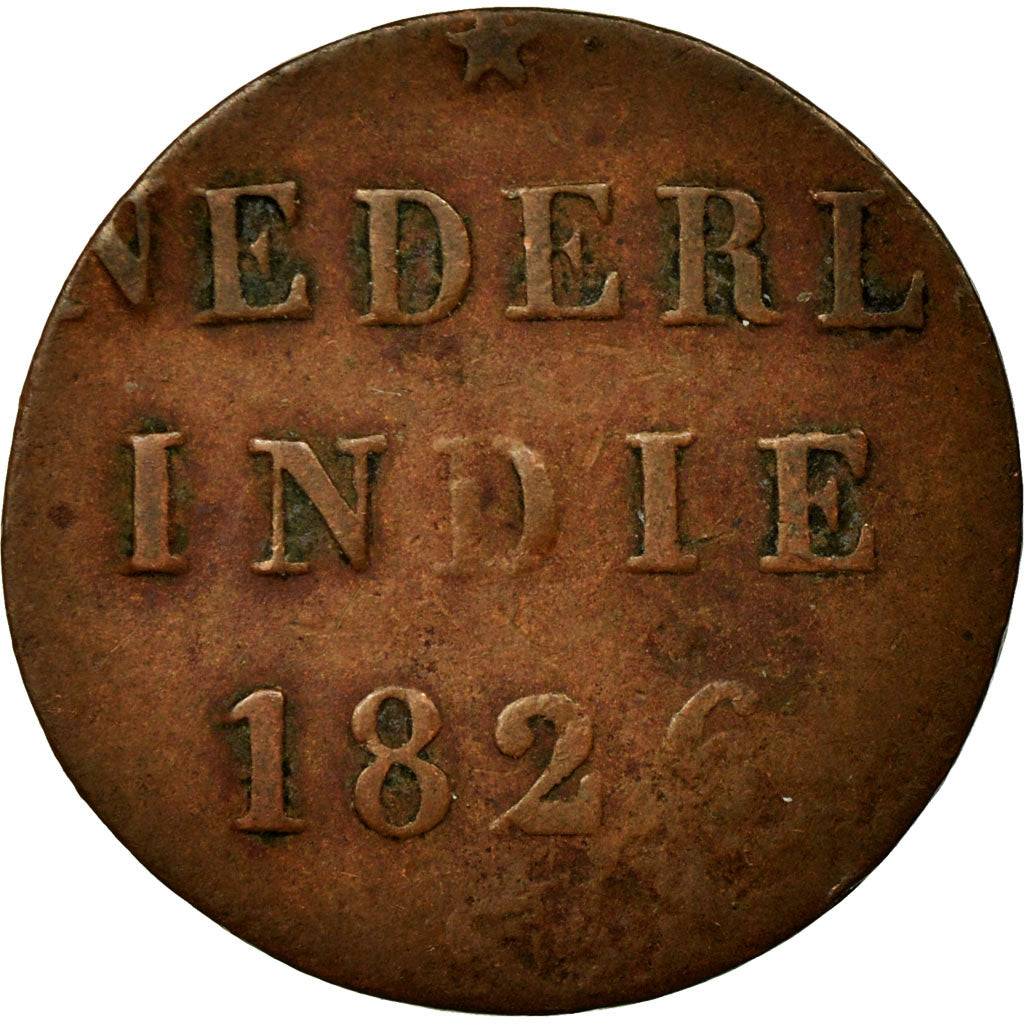 Coin, NETHERLANDS EAST INDIES, SUMATRA, ISLAND OF, 1/2 Stuiver, 1826, Utrecht