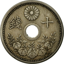 Monnaie, Japon, Yoshihito, 10 Sen, 1923, TTB, Copper-nickel, KM:45