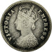 Coin, INDIA-BRITISH, Victoria, 2 Annas, 1891, EF(40-45), Silver, KM:488