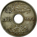 Monnaie, Égypte, Hussein Kamil, 5 Milliemes, 1917, TB+, Copper-nickel, KM:315