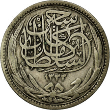 Coin, Egypt, Hussein Kamil, 5 Piastres, 1916/AH1335, EF(40-45), Silver, KM:318.1