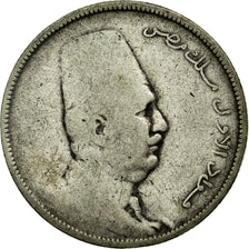 Coin, Egypt, Fuad I, 5 Piastres, 1923/AH1341, VF(20-25), Silver, KM:336