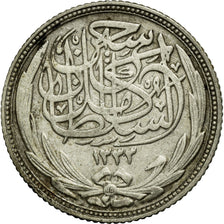 Coin, Egypt, Hussein Kamil, 2 Piastres, 1917/AH1335, EF(40-45), Silver, KM:317.1