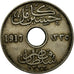 Monnaie, Égypte, Hussein Kamil, 5 Milliemes, 1917/AH1335, TB+, Copper-nickel