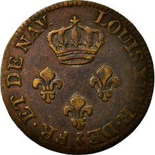 Coin, Guyana, 2 Sous, 1789, Paris, EF(40-45), Bronze, KM:1