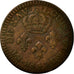 Coin, Guyana, 2 Sous, 1789, Paris, VF(30-35), Bronze, KM:1