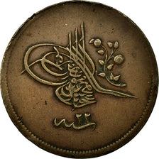 Coin, Turkey, Abdul Mejid, 40 Para, 1255/22, Qustantiniyah, EF(40-45), Copper
