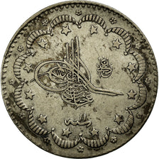 Coin, Turkey, Abdul Hamid II, 5 Kurush, 1885/AH1293/11, Qustantiniyah