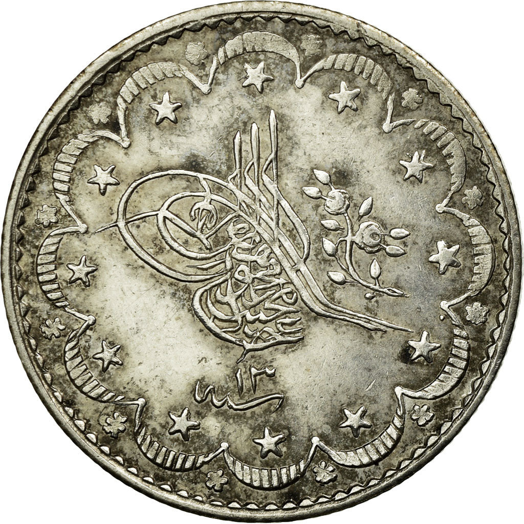 Monnaie, Turquie, Abdul Mejid, 5 Kurush, 1851/AH1255/13, Qustantiniyah, TTB