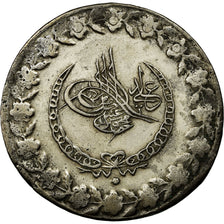 Coin, Turkey, Mahmud II, 5 Kurush, 1851/AH1255/26, Qustantiniyah, EF(40-45)