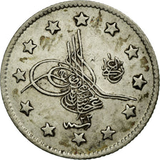 Coin, Turkey, Abdul Hamid II, 2 Kurush, 1896 (AH 1293/22), Qustantiniyah
