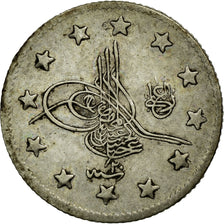 Coin, Turkey, Abdul Hamid II, 2 Kurush, 1894/AH1293/20, Qustantiniyah