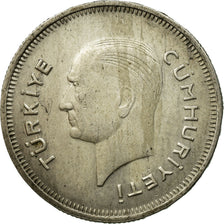 Coin, Turkey, 50 Kurus, 1936, EF(40-45), Silver, KM:865