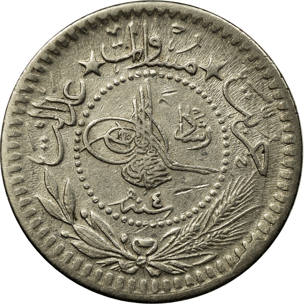 Coin, Turkey, Muhammad V, 5 Para, 1912/AH1327/4, Qustantiniyah, EF(40-45)