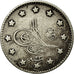 Coin, Turkey, Abdul Hamid II, Kurush, 1897, Qustantiniyah, EF(40-45), Silver