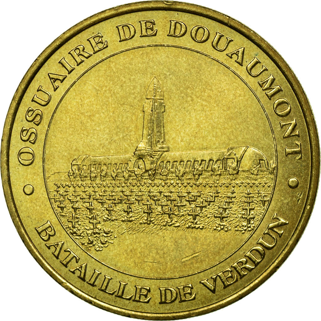 France, Token, Touristic token, Douaumont - Ossuaire n°1, 2001, MDP, EF(40-45)