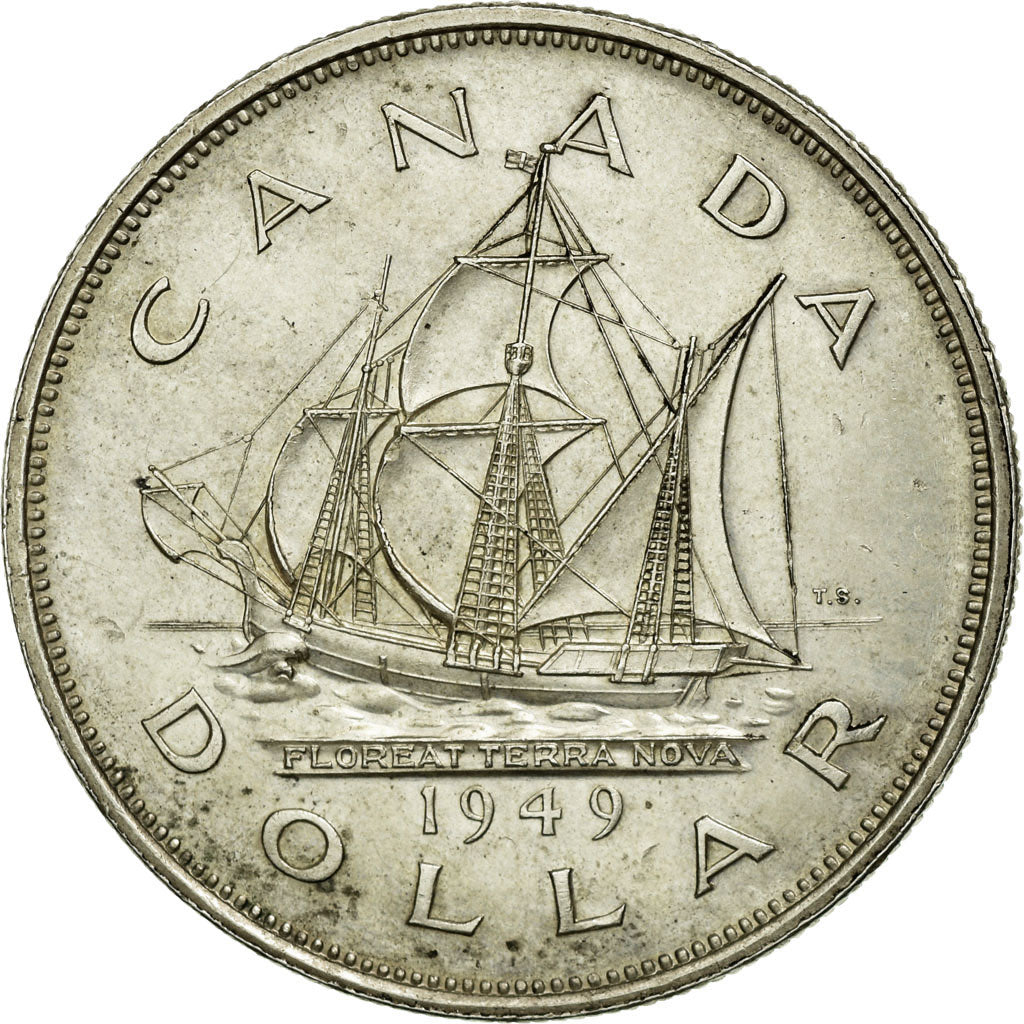 Coin, Canada, George VI, Dollar, 1949, Royal Canadian Mint, Ottawa, EF(40-45)