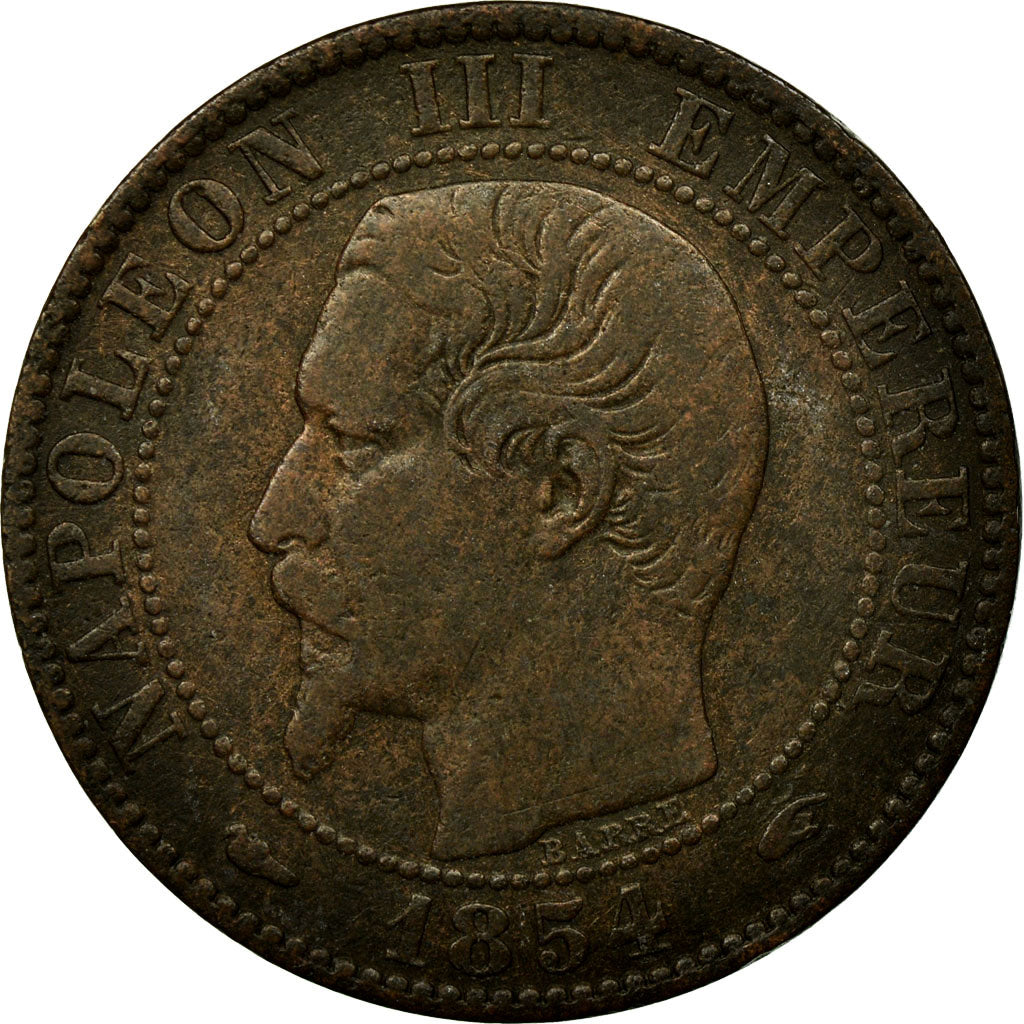 Moneta, Francja, Napoleon III, Napoléon III, 5 Centimes, 1855, Paris