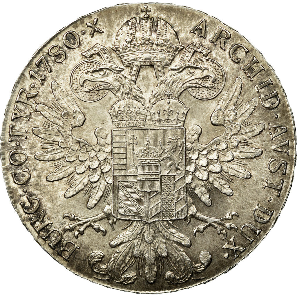 Coin, Austria, Joseph II, Thaler, 1780, Official restrike, EF(40-45), Silver