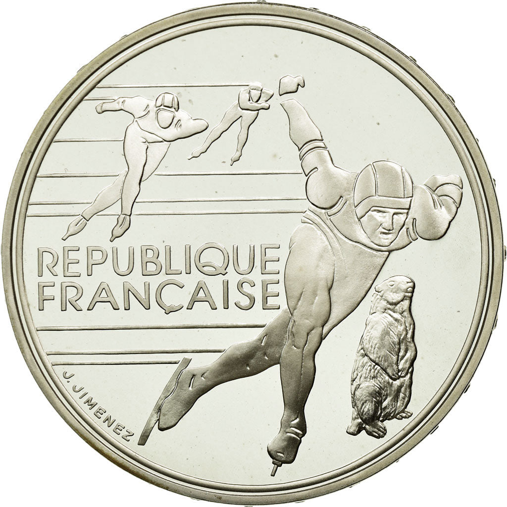 Moneta, Francia, 100 Francs, 1990, FDC, Argento, KM:980