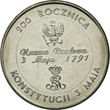 Moeda, Polónia, 10000 Zlotych, 1991, Warsaw, EF(40-45), Aço Niquelado, KM:217