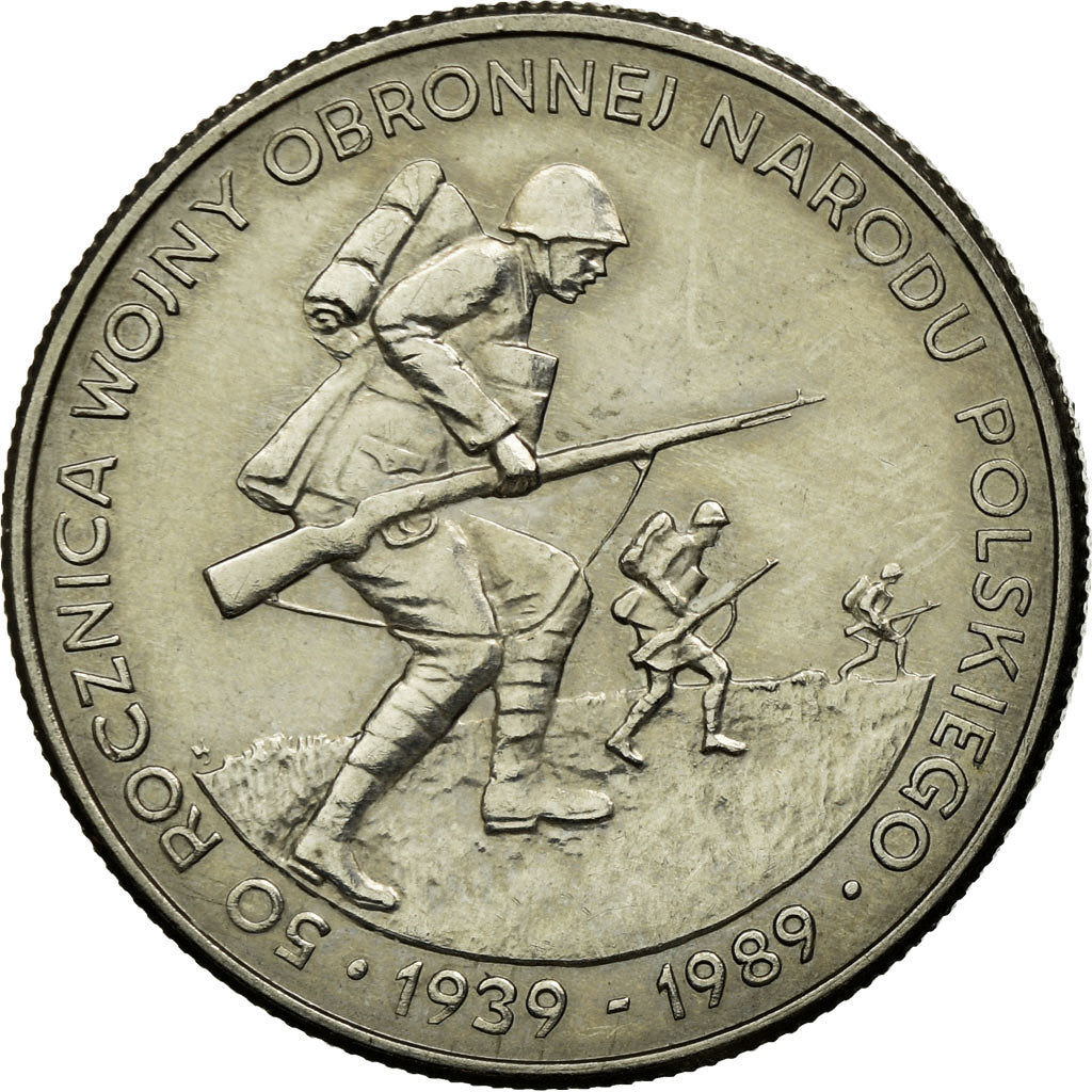 Moneda, Polonia, 500 Zlotych, 1989, Warsaw, EBC, Cobre - níquel, KM:185