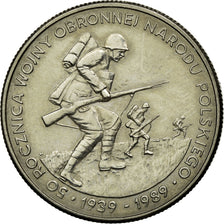 Moneda, Polonia, 500 Zlotych, 1989, Warsaw, EBC, Cobre - níquel, KM:185