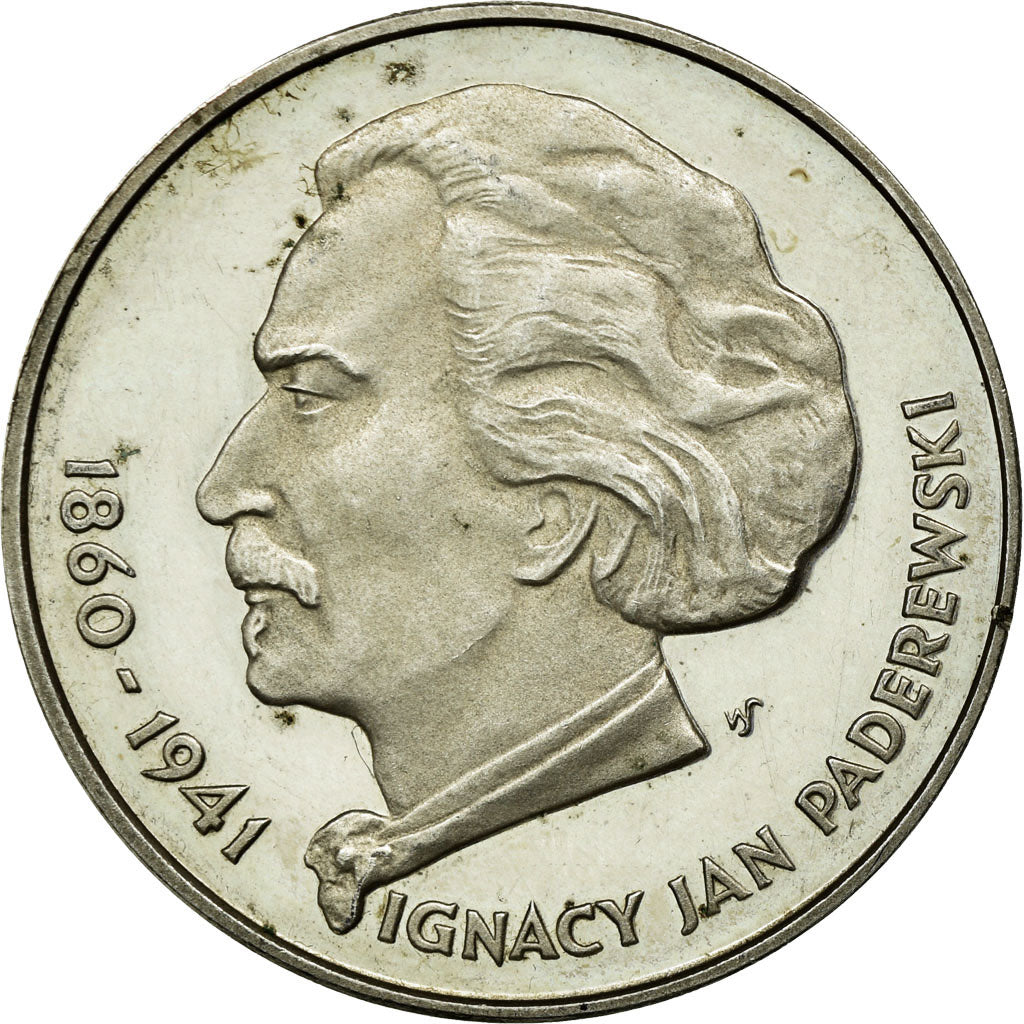 Moneta, Polska, 100 Zlotych, 1975, Warsaw, EF(40-45), Srebro, KM:77