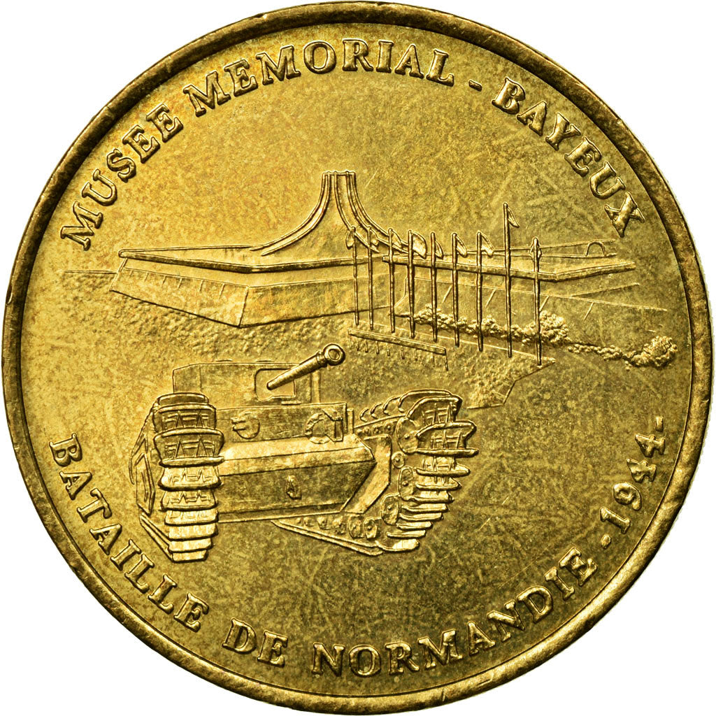 Francia, Token, Jetón turístico, Bayeux - Mémorial n°1, 2001, MDP, MBC