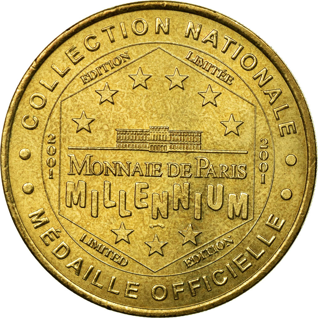 Francia, Token, Jetón turístico, Bayeux - Mémorial n°1, 2001, MDP, MBC