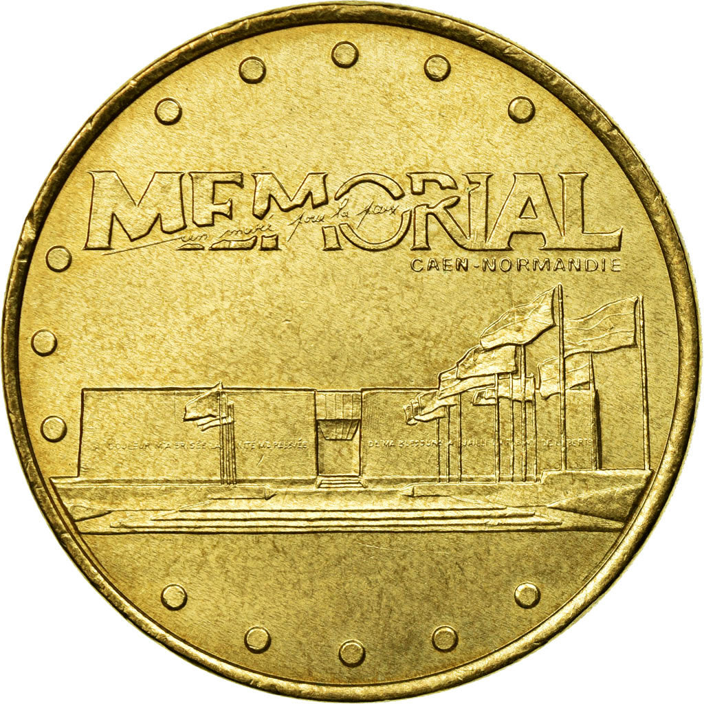 France, Jeton, Jeton Touristique, Caen - Mémorial n°1, 2001, MDP, TTB