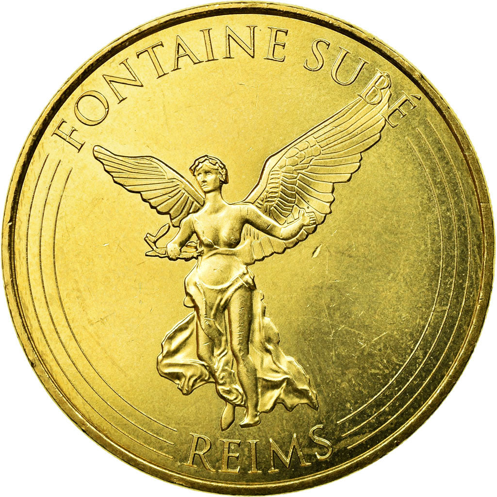 France, Token, Touristic token, Fontaine Subé - Reims, 2016, MDP, EF(40-45)