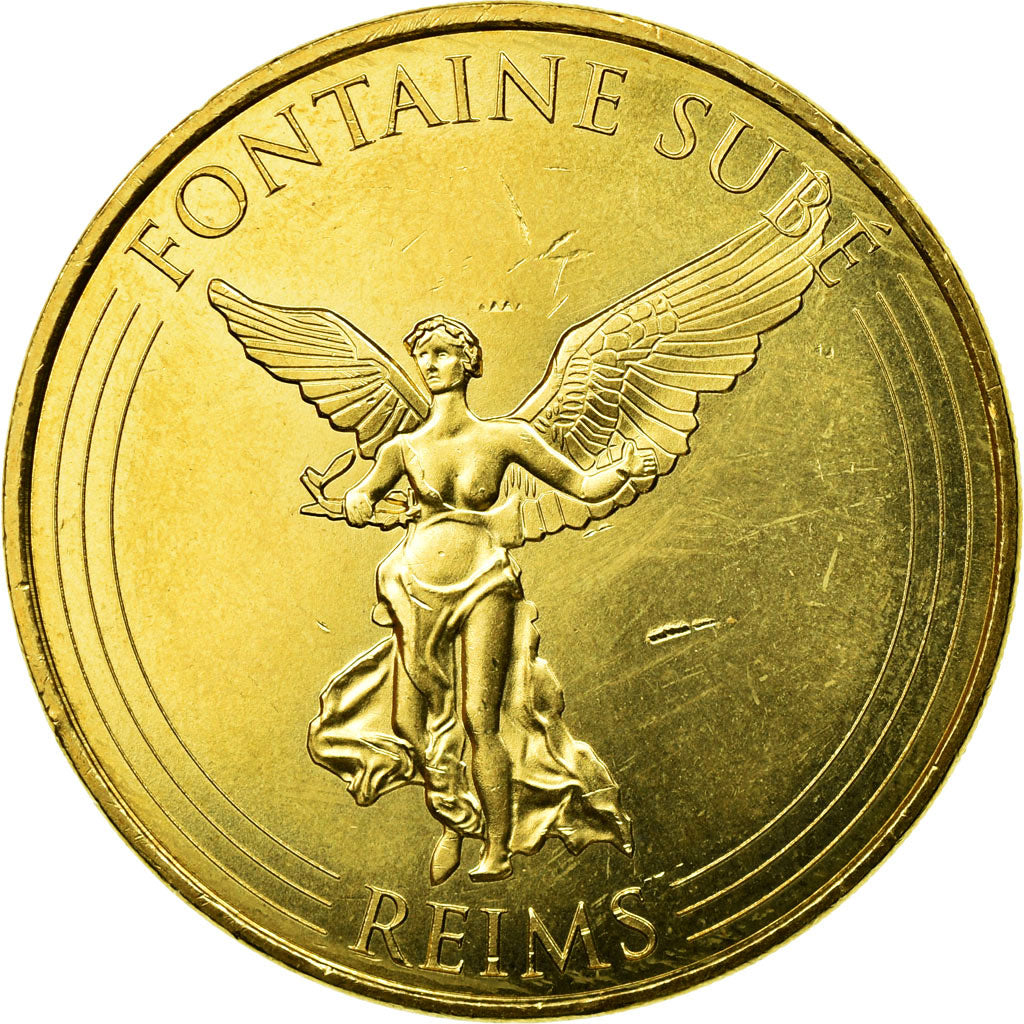 France, Jeton, Jeton Touristique, Fontaine Subé - Reims, 2016, MDP, TTB