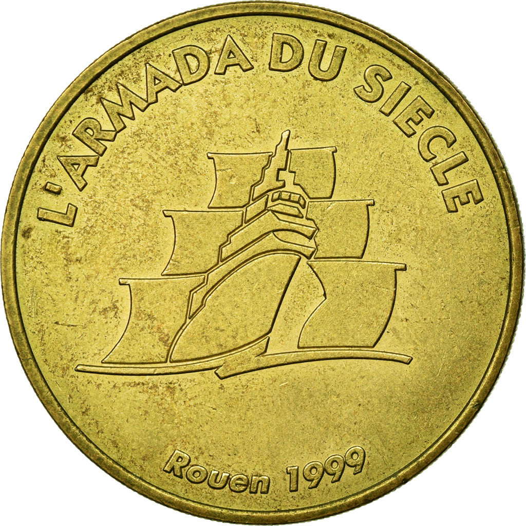 France, Token, Touristic token, Rouen - Armada du siècle 1999, 1999, MDP