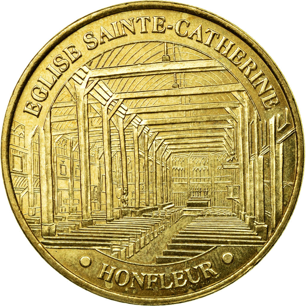 France, Jeton, Jeton Touristique, Honfleur - Eglise Ste Catherine, 2009, MDP