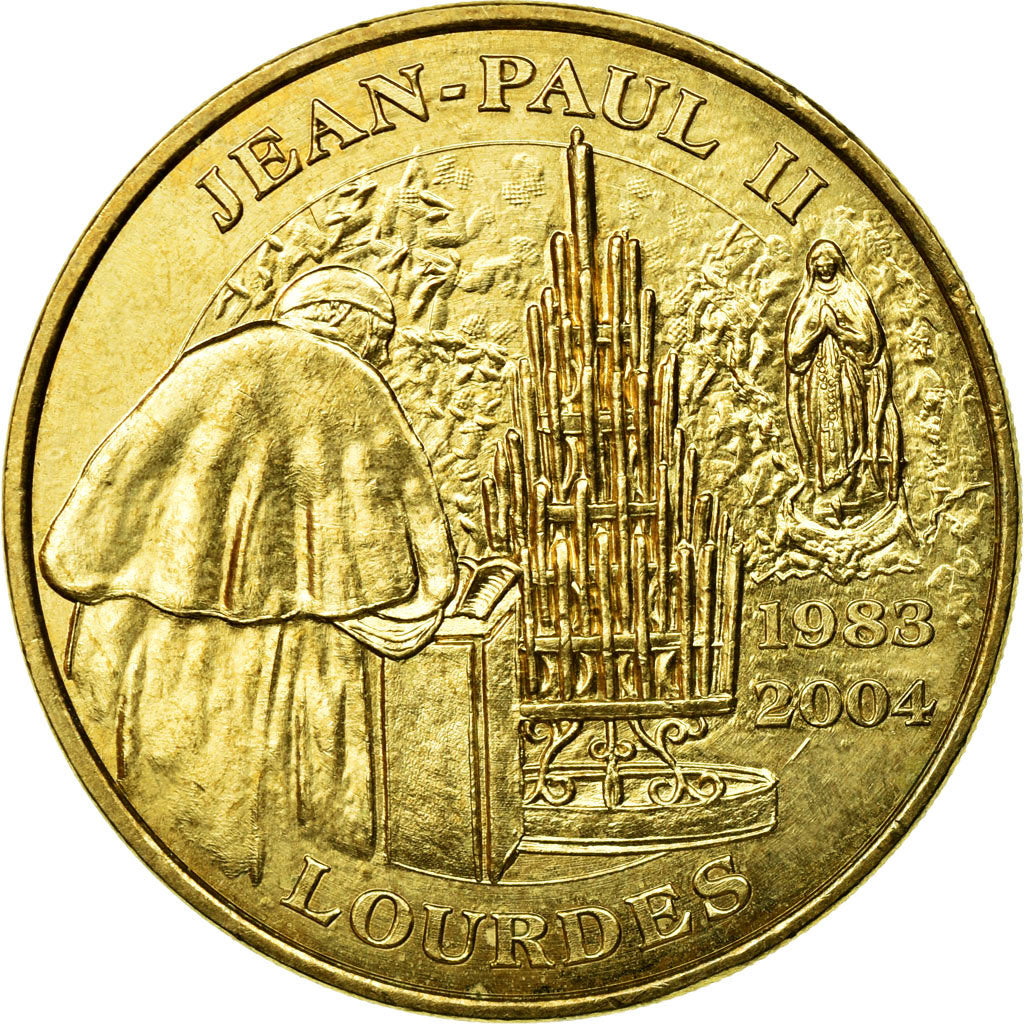 France, Jeton, Jeton Touristique, Jean-Paul II, Lourdes, 2011, MDP, TTB
