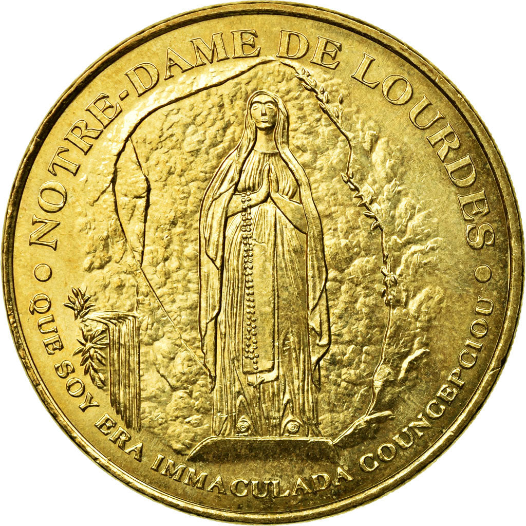 France, Token, Touristic token, Lourdes - Avec Bernadette, prier le chapelet