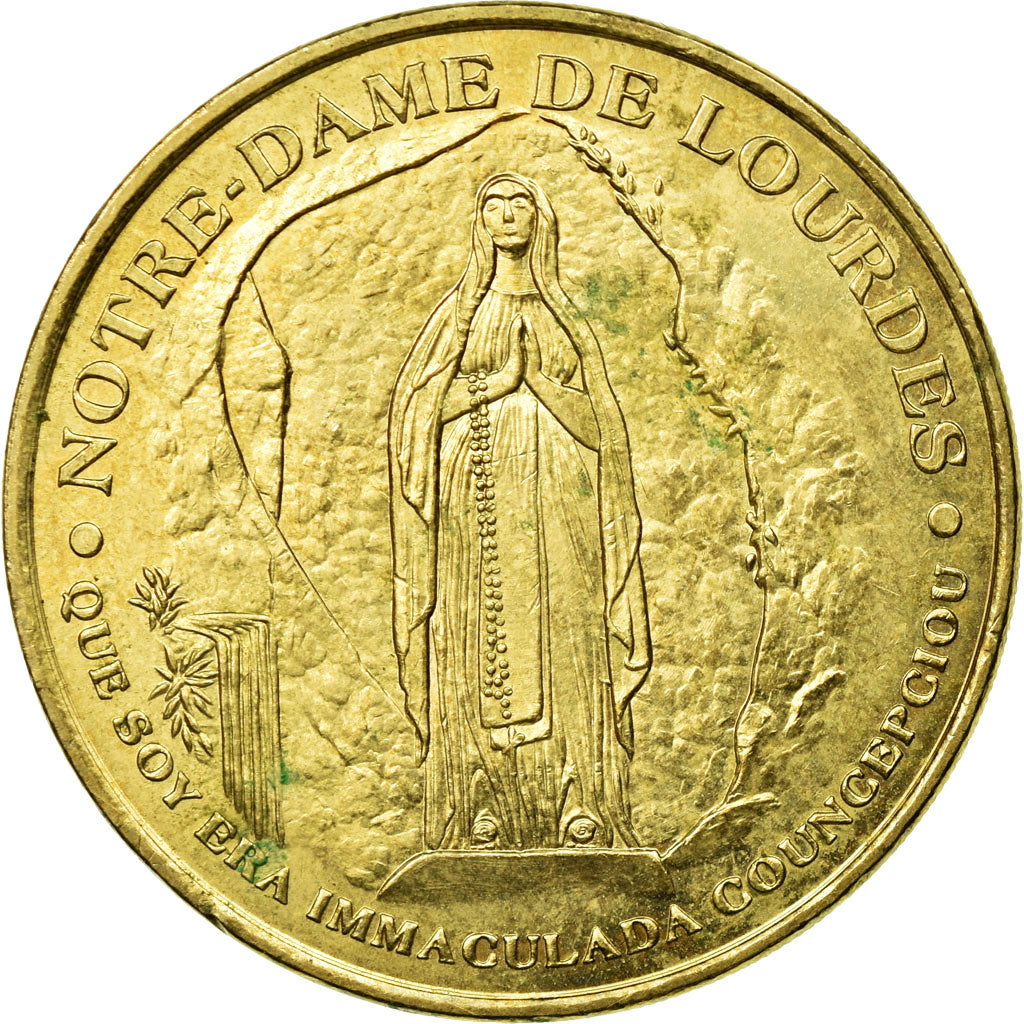 Francia, Token, Touristic token, Jean-Paul II, Lourdes, 2005, MDP, BB