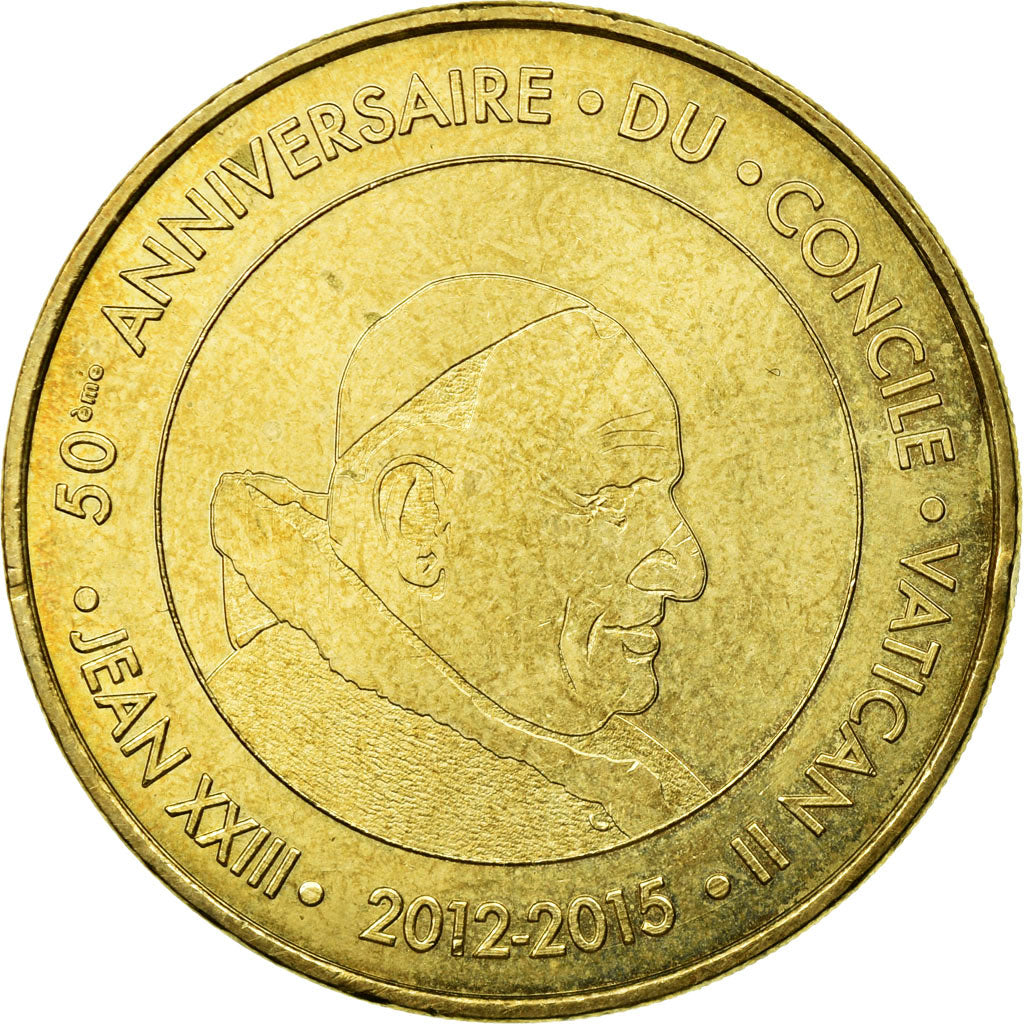 France, Jeton, Jeton Touristique, Lourdes - Concile Vatican II, 2012, MDP, TTB
