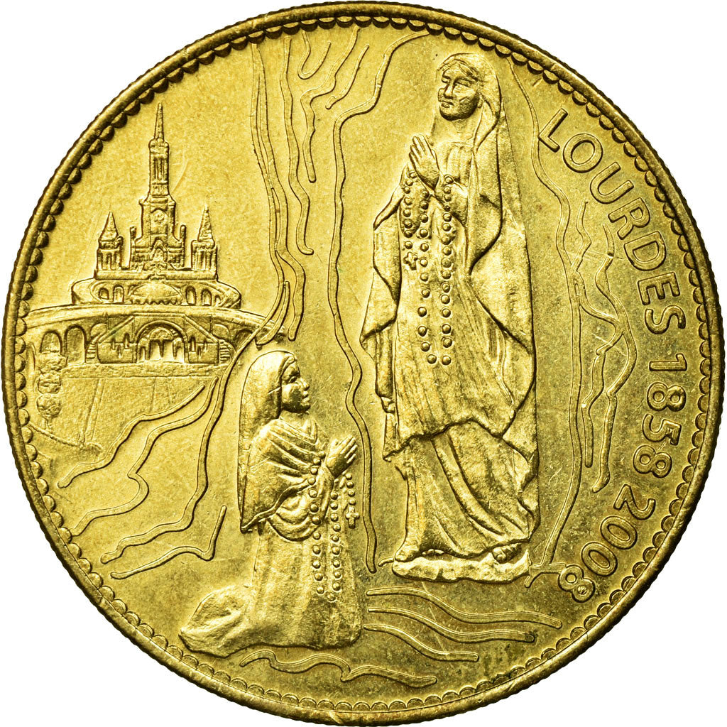 France, Token, Touristic token, Lourdes - Sainte Bernadette - les apparitions