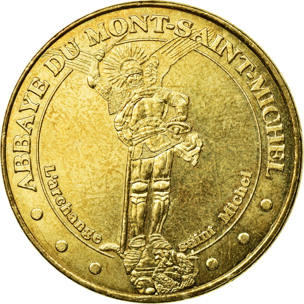 Francia, Token, Touristic token, Le-Mont-Saint-Michel - L'Archange, 2009, MDP